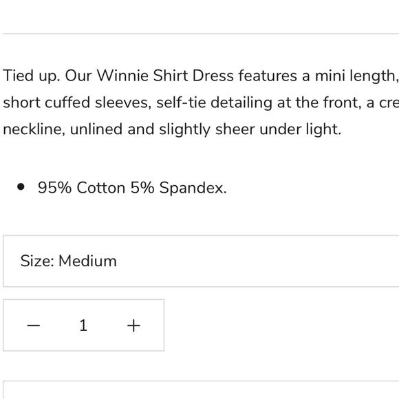 🆕 White Shirt Dress - Picture 10 of 10